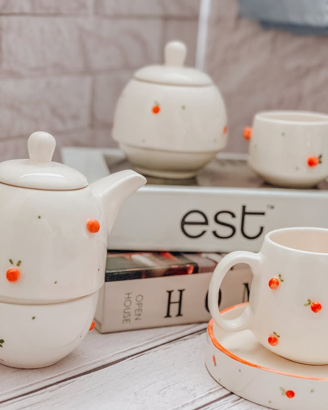 ست چایخوری پرتقال