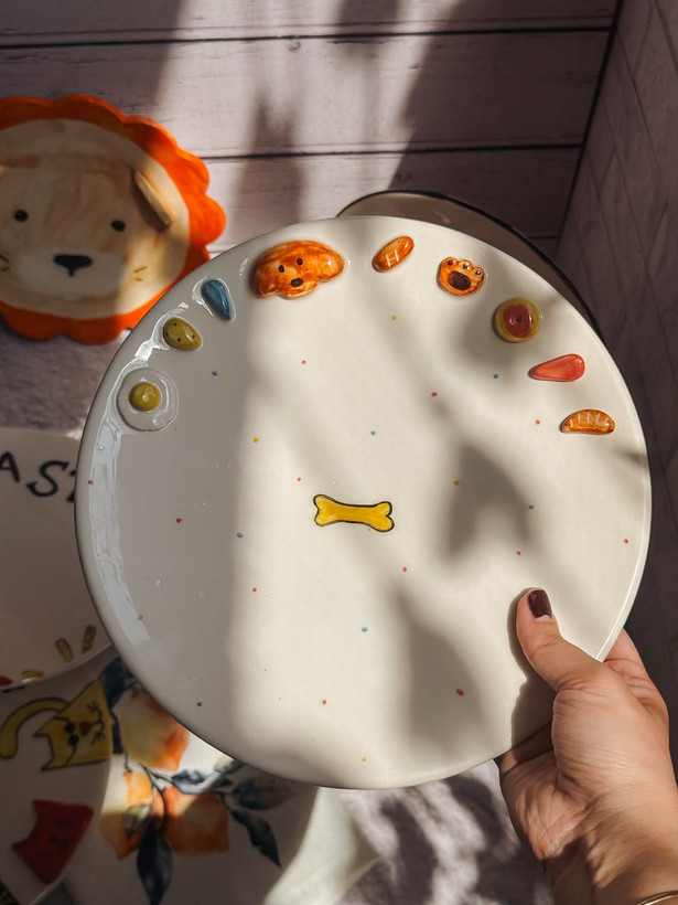 بشقاب فانتزی سرامیکی